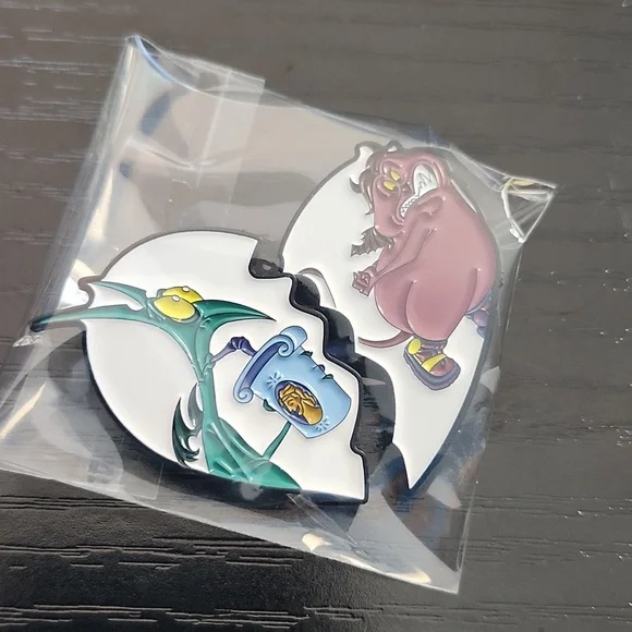 Disney's Hercules Pain and Panic Inspired Enamel Pin Set - Picture 4 of 4